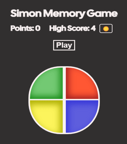 Card image for a memory game site